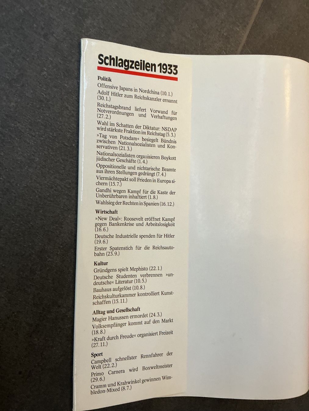 Bücher: Chronik 1933 Buch – Neu (gemäss Beschreibung) aus Horw von adler65 3