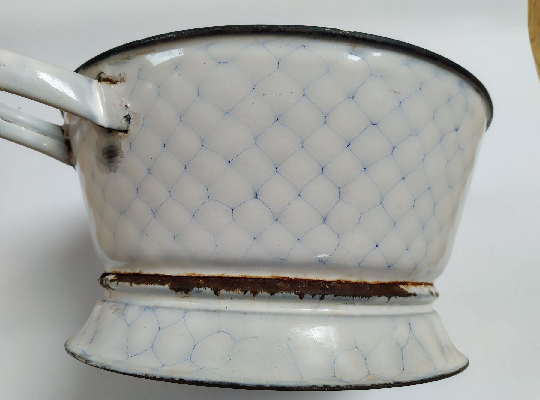 Alle Dekorationen: Shabby chic Küchensieb Stahl Emaille – Gebraucht aus Visp von Reini_71