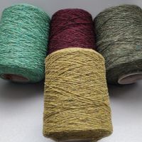 Tweed Wolle & Viskose von Millefili Puzzle Geo 420g mostardo