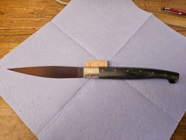 Tanuccio Leoni Iscanu lama 17 cm manico corno di muflone
