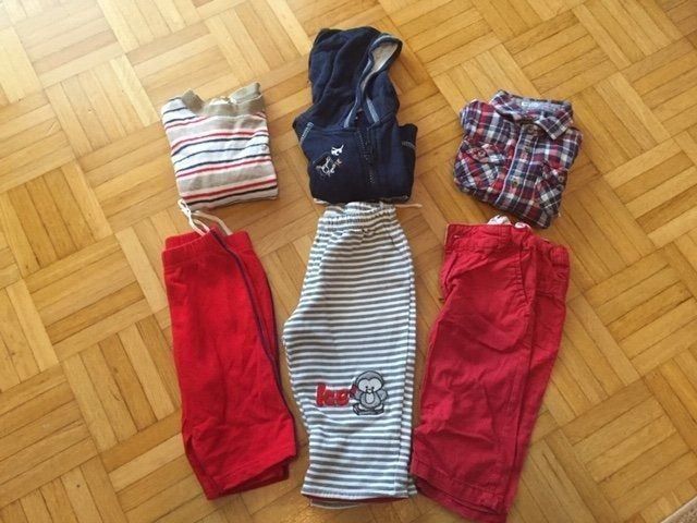 Lotti & Set di vestiti: Kleiderpaket 6-teilig Junge Gr. 62 – Usato da Emmen venduto da Aribini 1