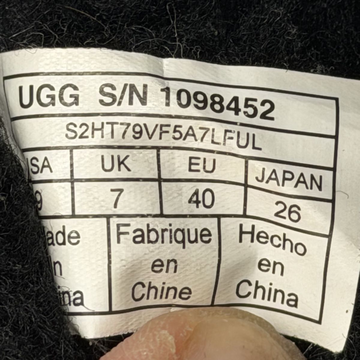 Ugg Scarpe da donna: Bottines UGG Noires, Taille 40 - – Usato da Vessy venduto da _Callidus_ 8