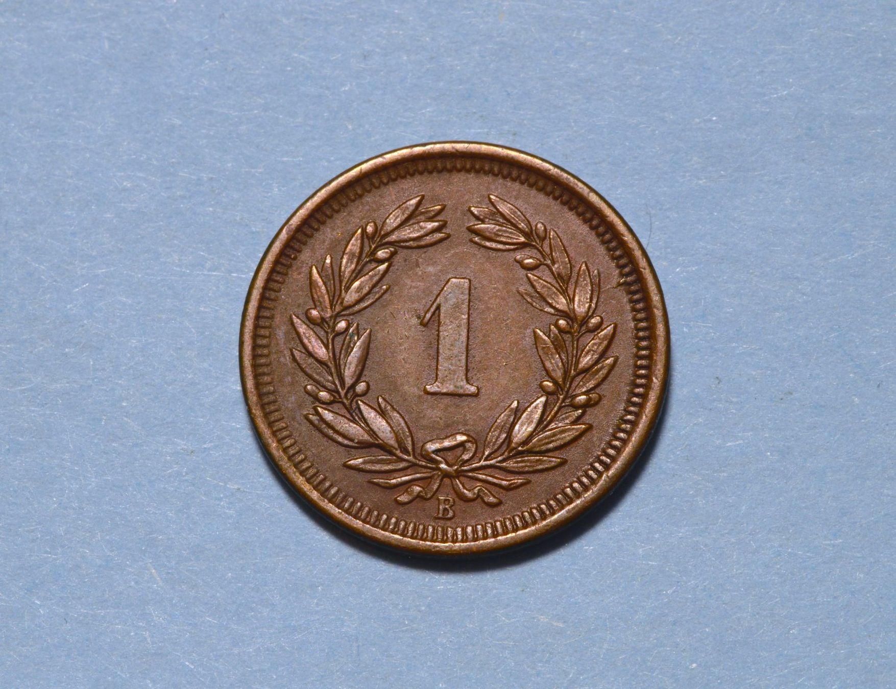 Tutti le monete: 1 Rappen 1891 – Usato da Oberglatt ZH venduto da ZH111 1