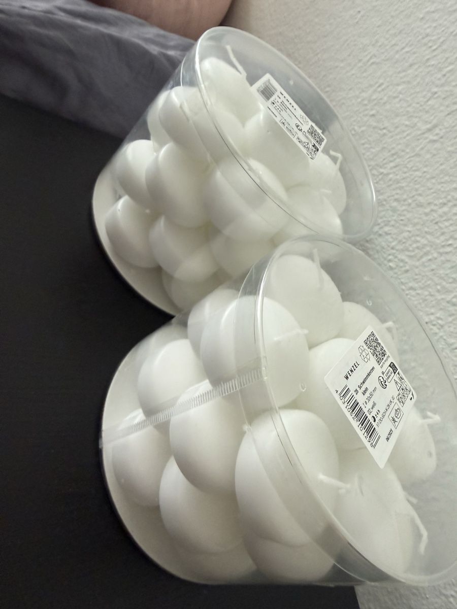 Candele: 56 dicke Schwimmkerzen – Nuovo e nell'imballaggio originale da Horgen venduto da smaally 1