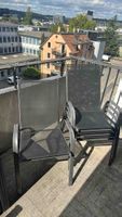 Gartenstühle Set Metall mit Netzbespannung gebraucht