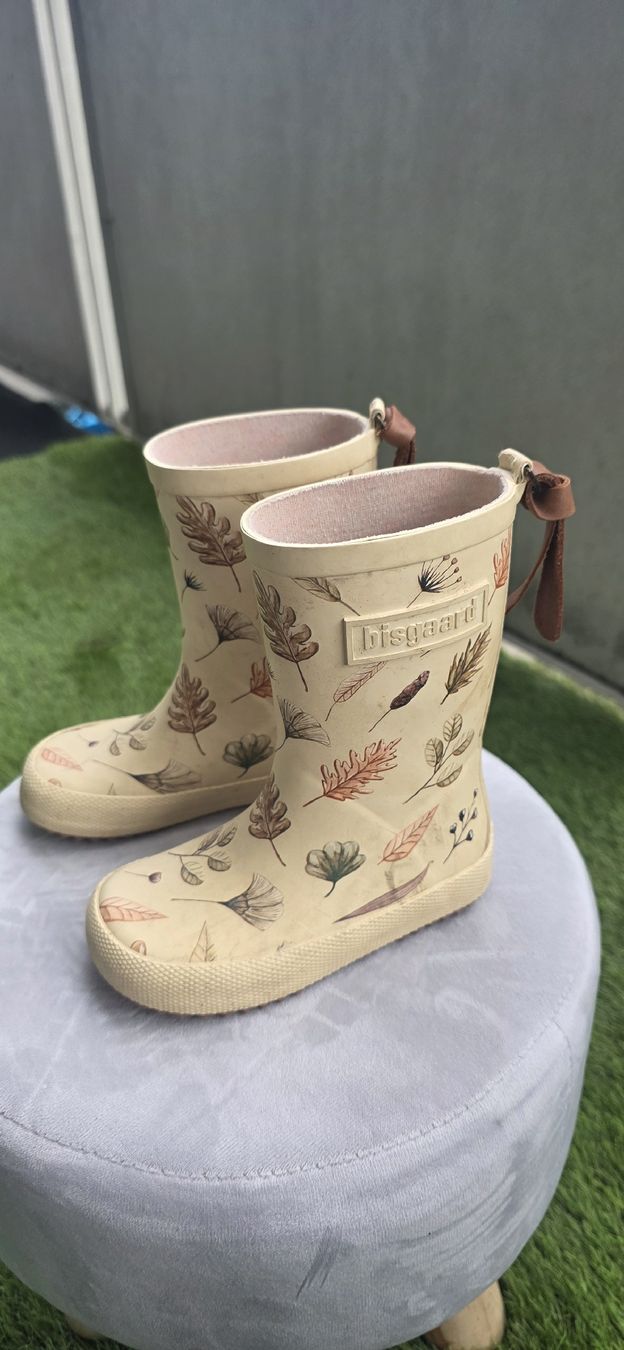 Bisgaard Schuhe für Jungen: Gummistiefel Bisgaard beige gemustert Grösse 23 – Gebraucht aus Muri AG von Damodeta 1