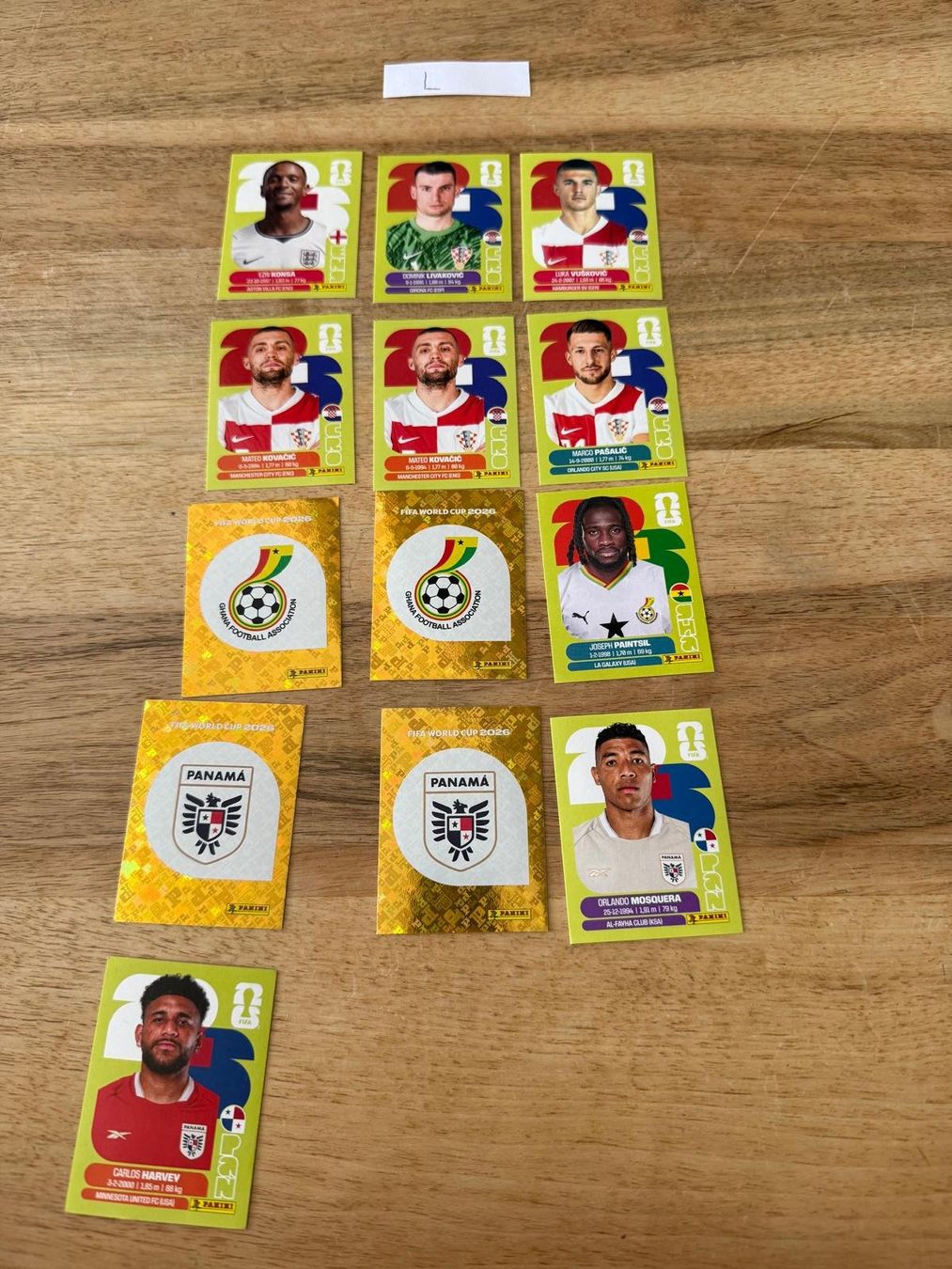 Panini Carte collezionabili: Panini 2026 Gruppen K-L – Usato da Känerkinden venduto da Mailtotini 2