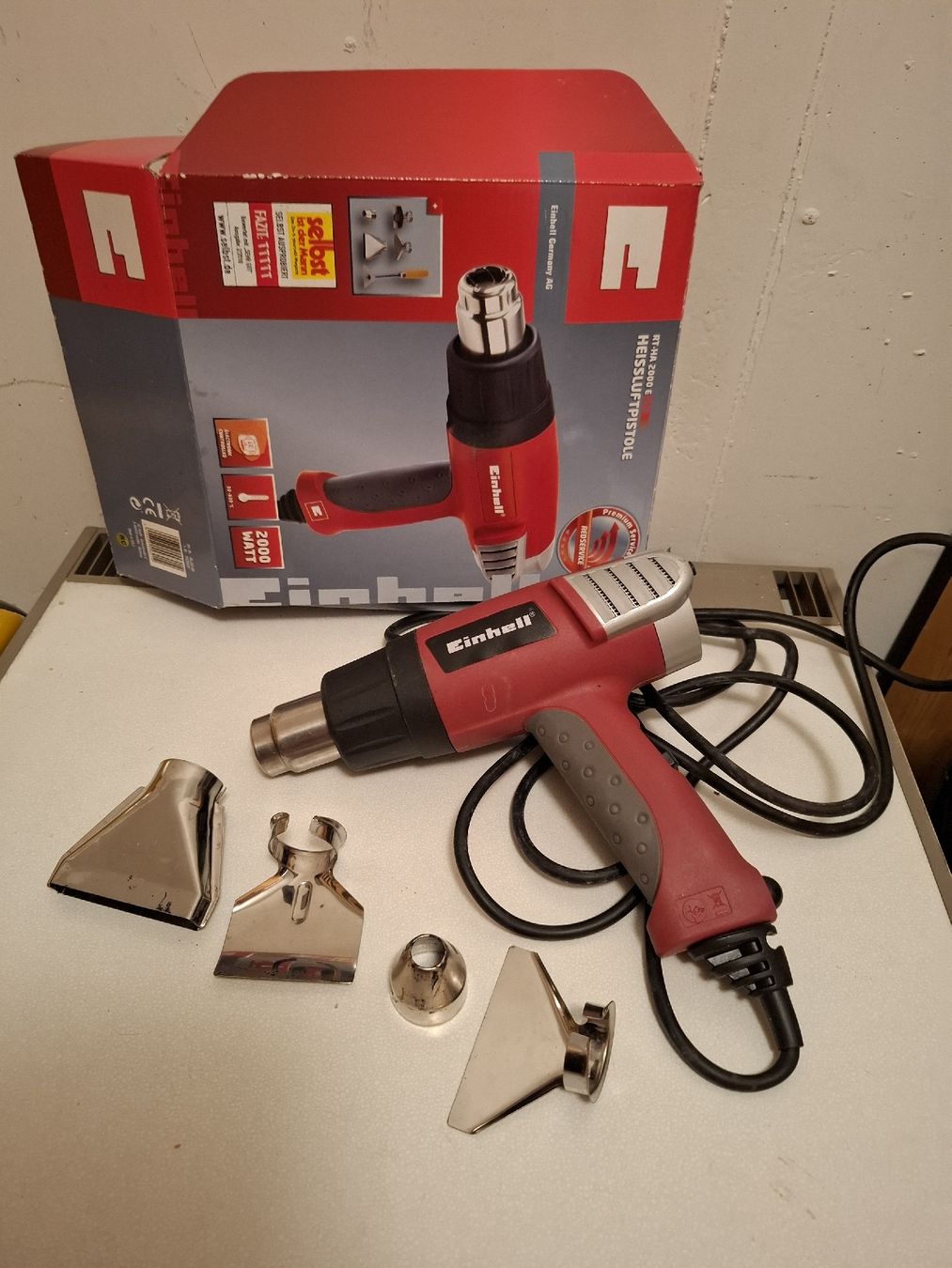 Einhell Tous les outils: einhell Heißluftpistole – D'occasion à Neuheim par jag_jf89