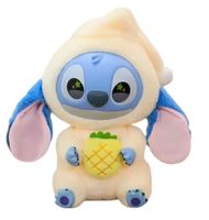 Labubu grande peluche Stitch  JAUNE 🍍  25 cm NEUF