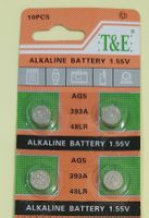 4 Stück AG5  LR 754W  393 Alkaline Batterien NEU