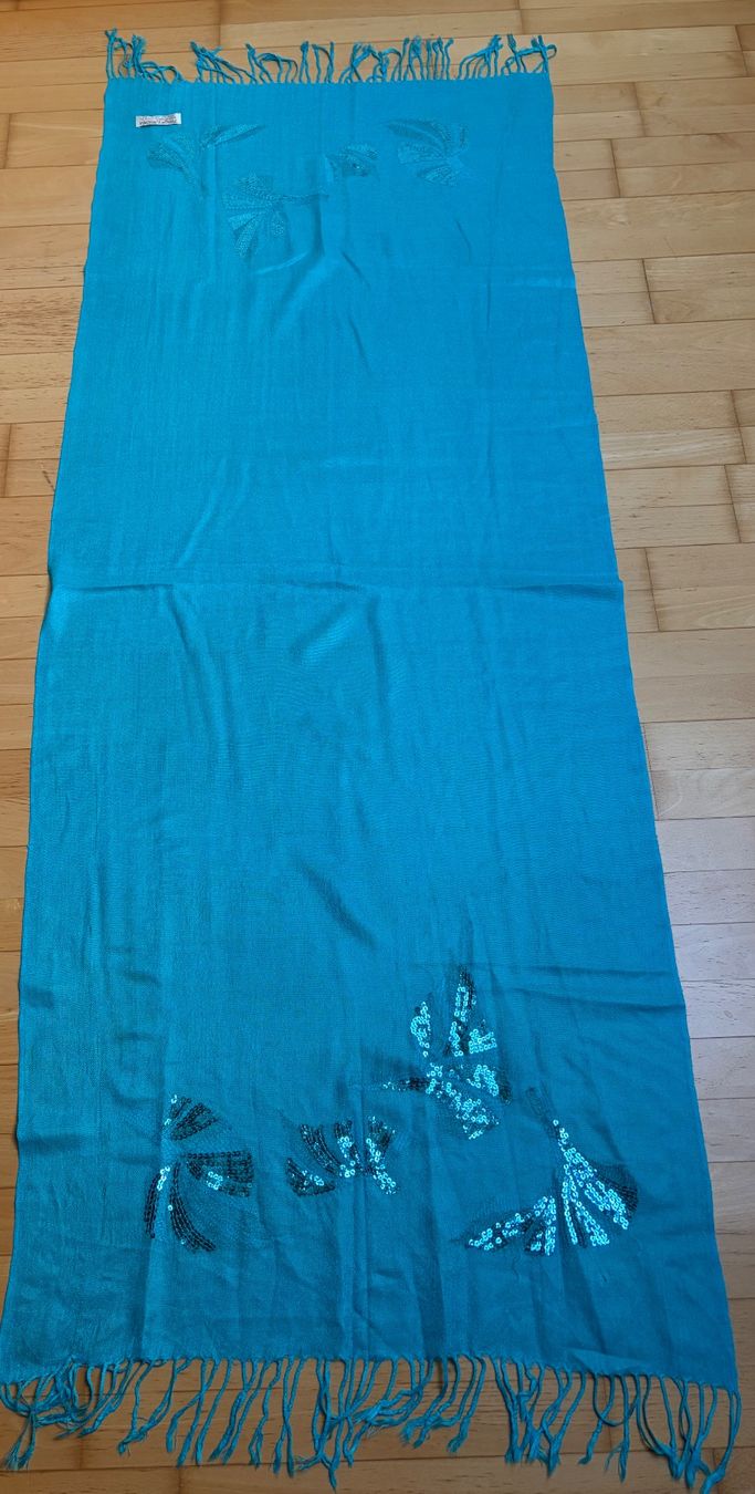 Foulards, Tücher & Schals: Kaschmir / Seide Pashmina – Gebraucht aus Unterägeri von Jutka_04 4