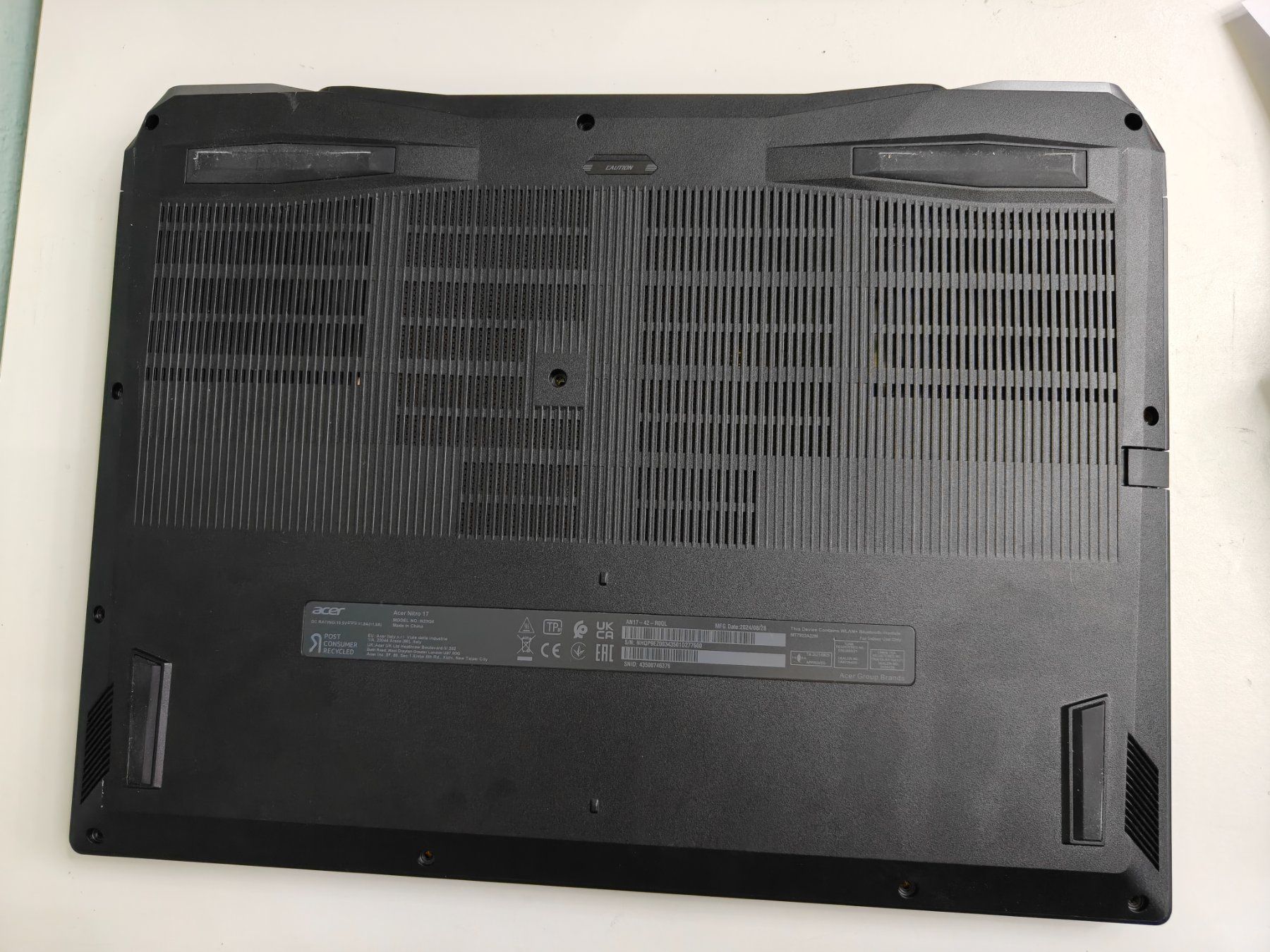 Acer Notebook: Gaming Laptop Acer Nitro 17 Ab 50.Fr – Difettoso da Solothurn venduto da SDGG 3