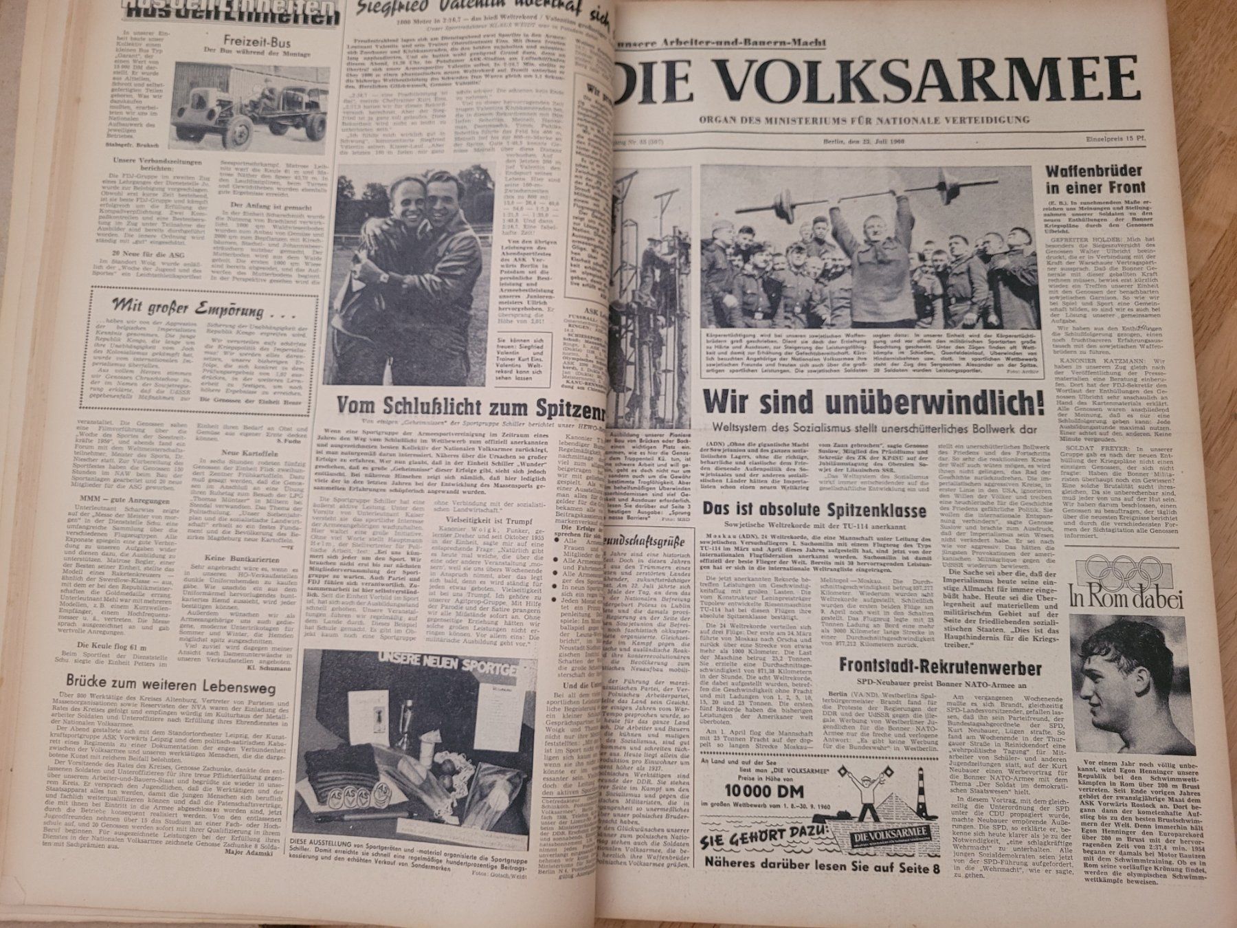 Armi bianche: NVA " Die Volksarmee 1960 " – Usato da Kriens venduto da KTP 3
