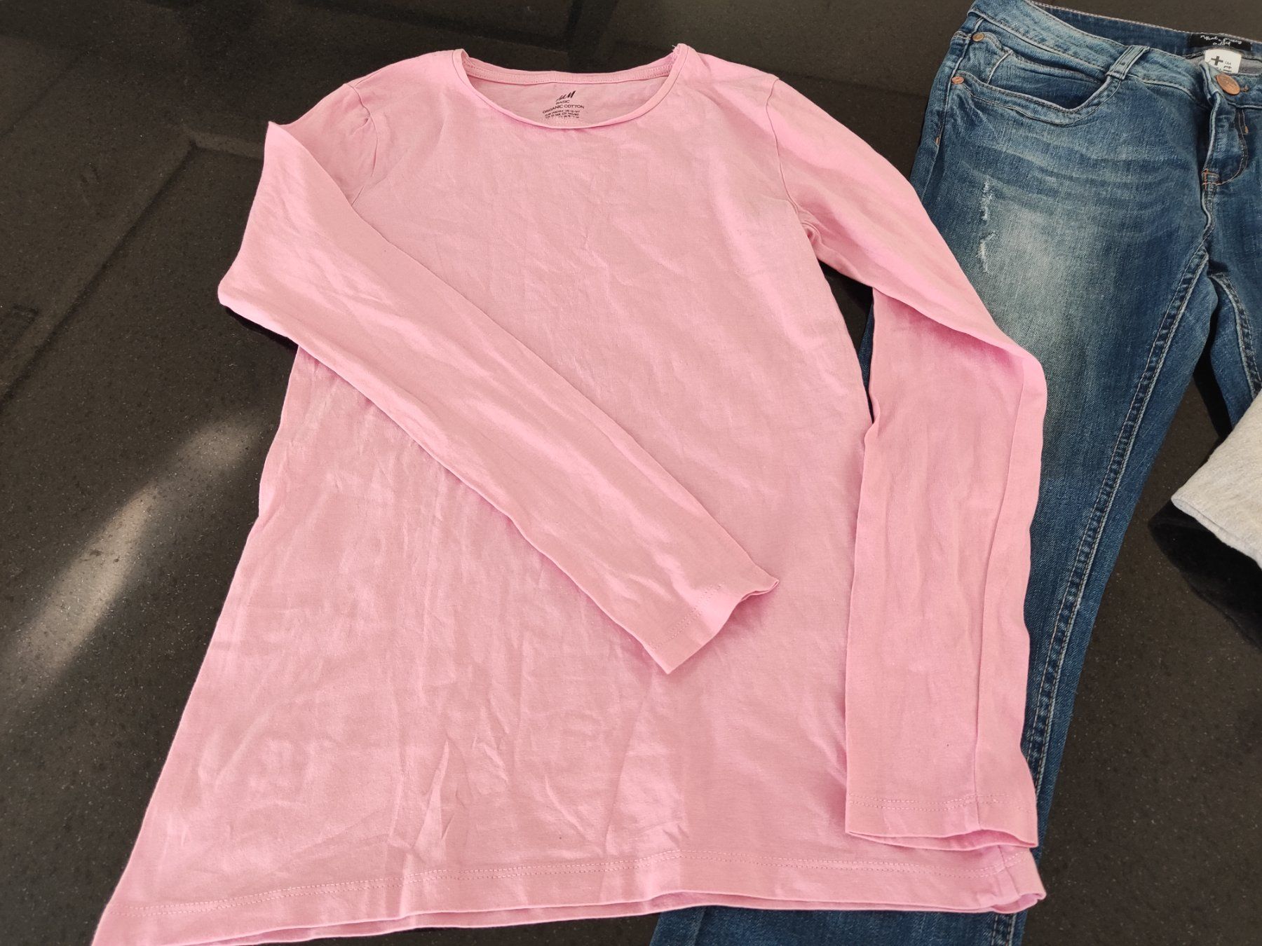Lotti & Set di vestiti: Mädchen Jeanshose Sweatshirt und Kapuzenpullover 164 – Usato da Kriens venduto da rinzmann 2