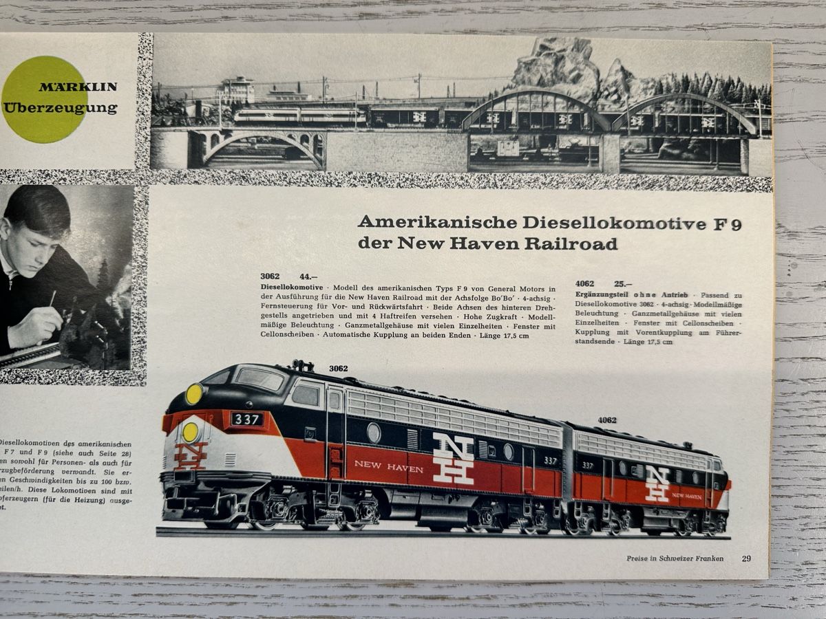 Märklin Modelleisenbahnen: Märklin Katalog 1966/66 D sfrs – Gebraucht aus Lupsingen von New-Haven 1
