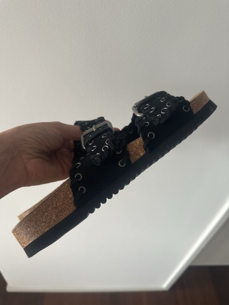 Scarpe da donna: Sandalen Leder schwarz - Gr. 40 neu – Nuovo (secondo la descrizione) da Diepoldsau venduto da Soleil0425 2