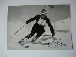 EDMUND BRUGGMANN (CH) SKISTAR  HANDSIGNIERT AK !