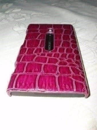 Nokia Covers & Schutzfolien: Cover Kroko Nokia 800 bordeauxviolett – Neu und originalverpackt aus Eschenbach SG von brocarte 2