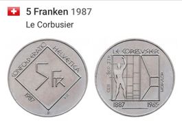 Schweizer Münze 5.- Franken
