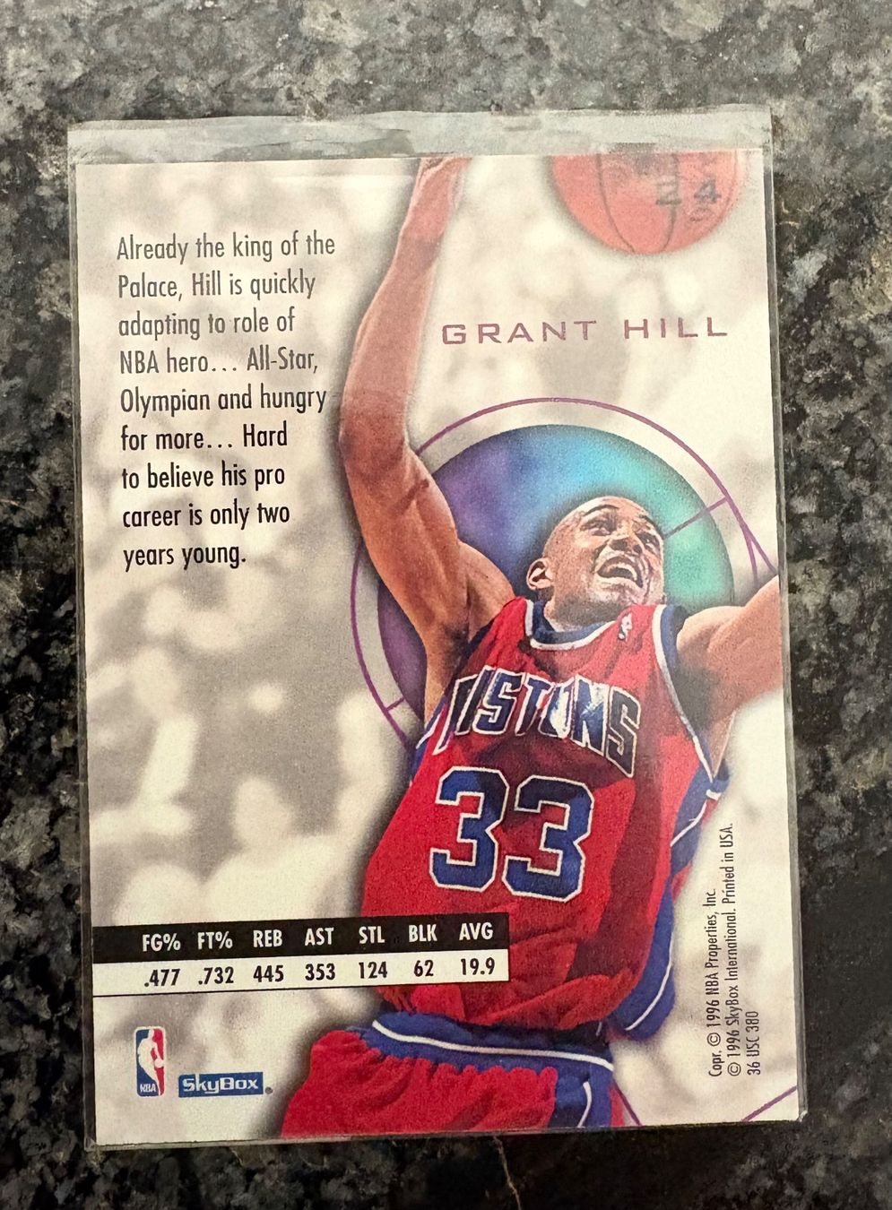 Nba Carte collezionabili: NBA Grant Hill Skybox E-XL 95/96 Card – Nuovo (secondo la descrizione) da Muttenz venduto da joba23 1