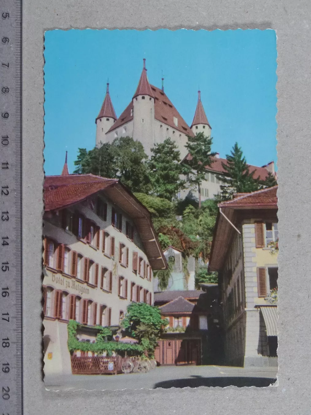 Cartoline postali: Thun, 1958 – Usato da Lenzburg venduto da fh1