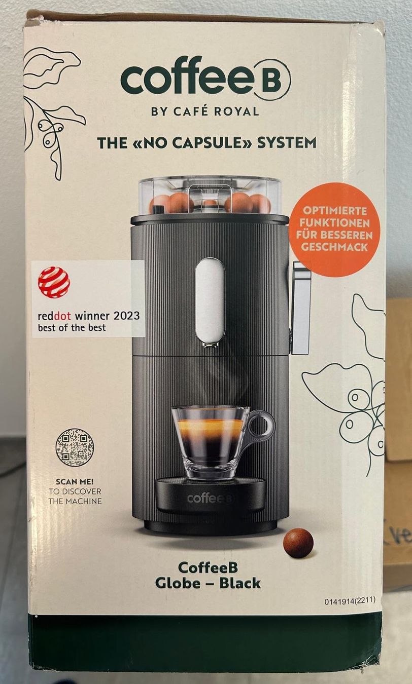 Coffee B Macchine per caffè & Macchine per espresso: Kaffeemaschine Coffee B Globe Black – Nuovo e nell'imballaggio originale da Hohenrain venduto da nic_14 1