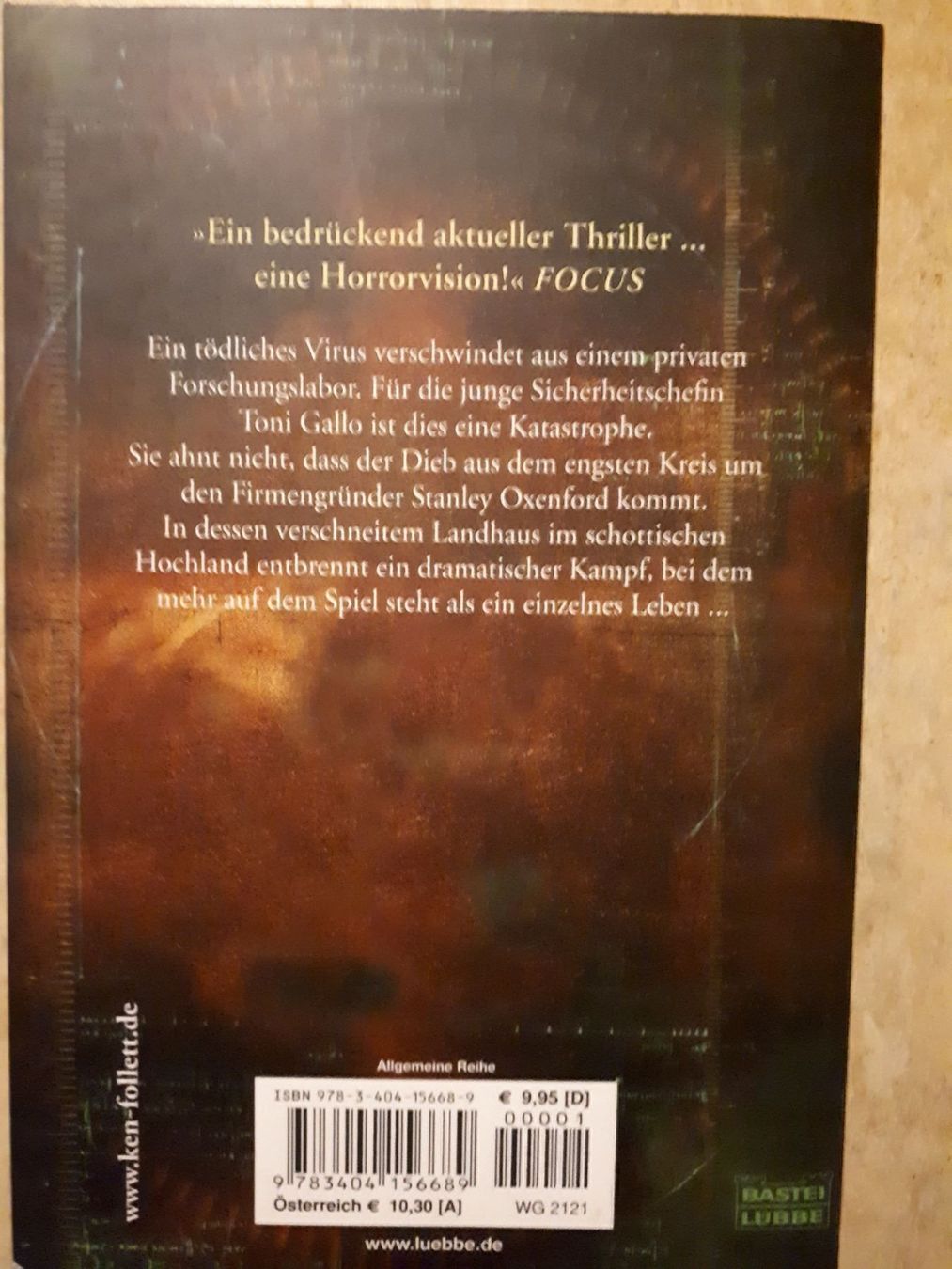 Livres: Ken Follett Eisfieber – D'occasion à Basel par Alacant 1