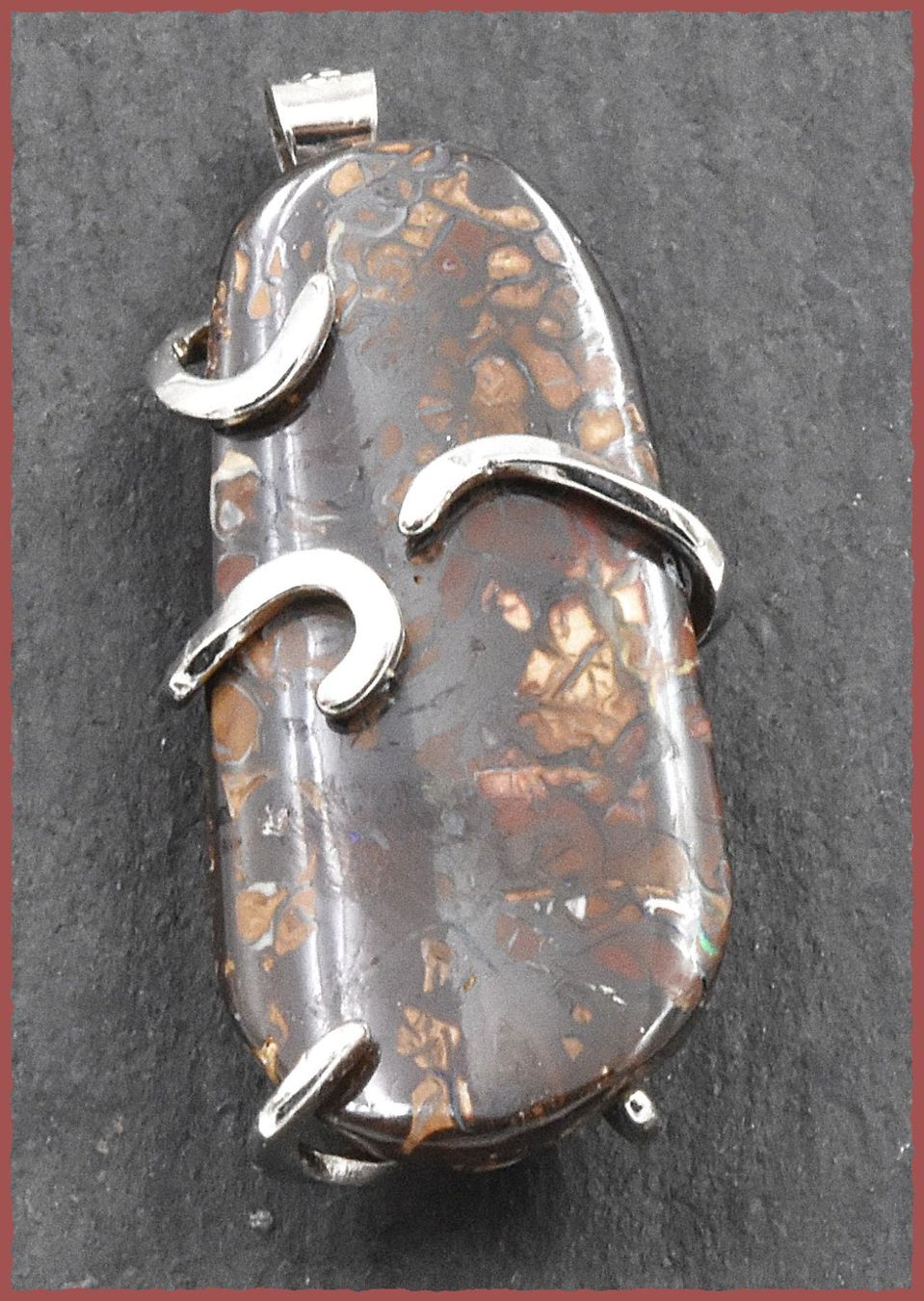 Ciondoli: Boulder Opal Anhänger – Nuovo e nell'imballaggio originale da Oberglatt ZH venduto da Goldfee1