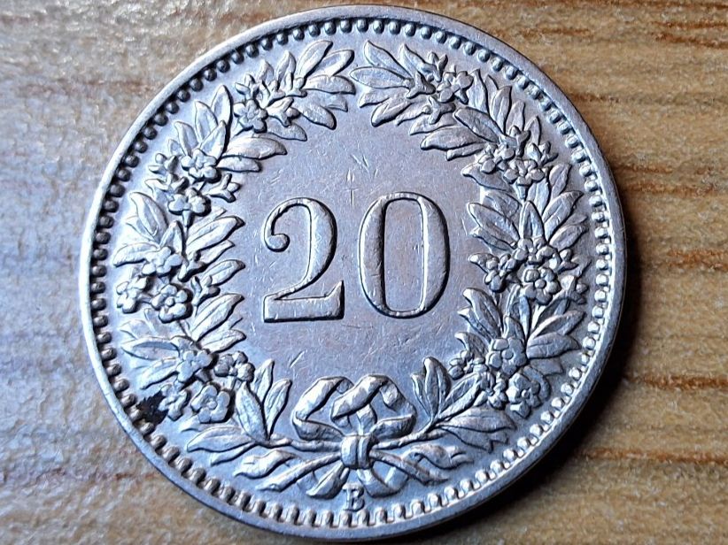 Alle Münzen: 20 Rappen 1927 - Selten! – Gebraucht aus Münchenstein von purbach1 1