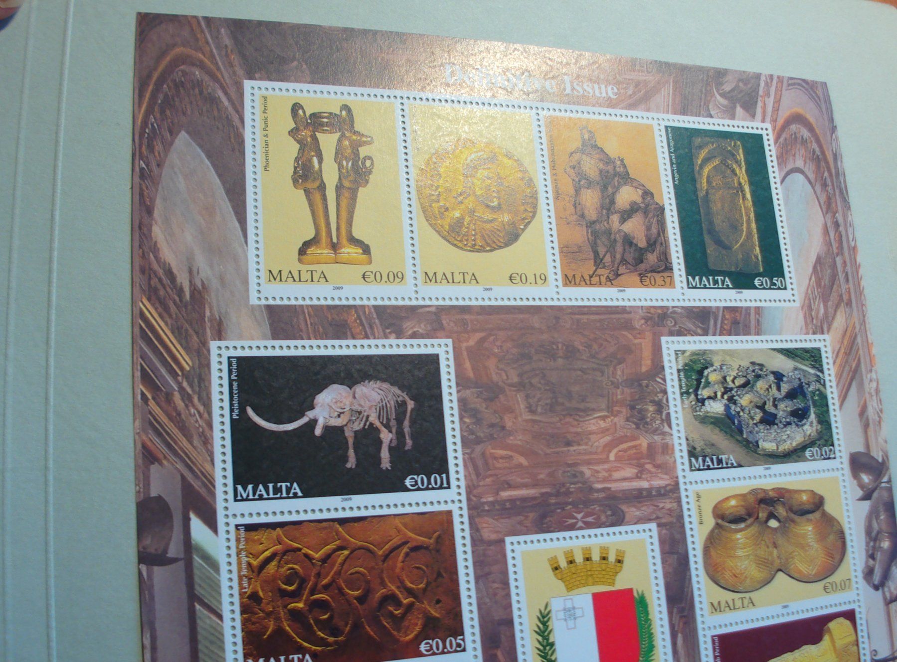 Tutti i francobolli: Malta Bogen Definitive Issue 2009, ** – Usato da Niederwil AG venduto da morostahu 1