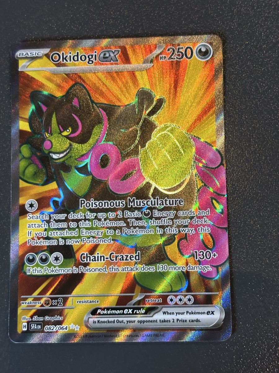 Pokémon Carte collezionabili: Carte Pokémon OKIDOGI EX sfa 082 – Nuovo (secondo la descrizione) da lausanne venduto da helderj