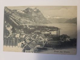 Ansichtskarte Gruss aus Weesen gelaufen im Jahr 1905 R30