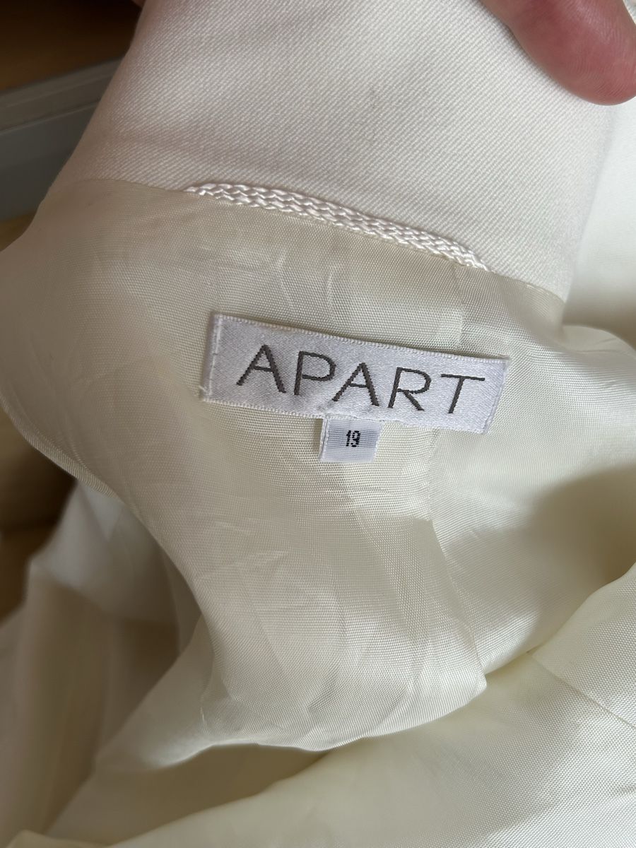 Cappotti: Mantel von Apart, lang, ecru, Grösse 19 – Usato da Möhlin venduto da seerose6 5