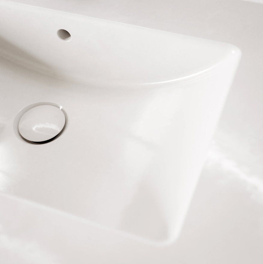 Lavabi & lavandini: Grand vasque Bernstein de design blanc, neuf – Nuovo e nell'imballaggio originale da Porrentruy venduto da Kilfoun 2