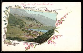 Lithographie St. Moritz, Panorama