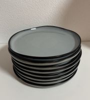 IKEA Teller, Essteller, hellgrau, Ø 22cm, 8 Stk., neuwertig