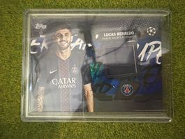Carte de collection Lucas Beraldo PSG Topps Champion's Leagu