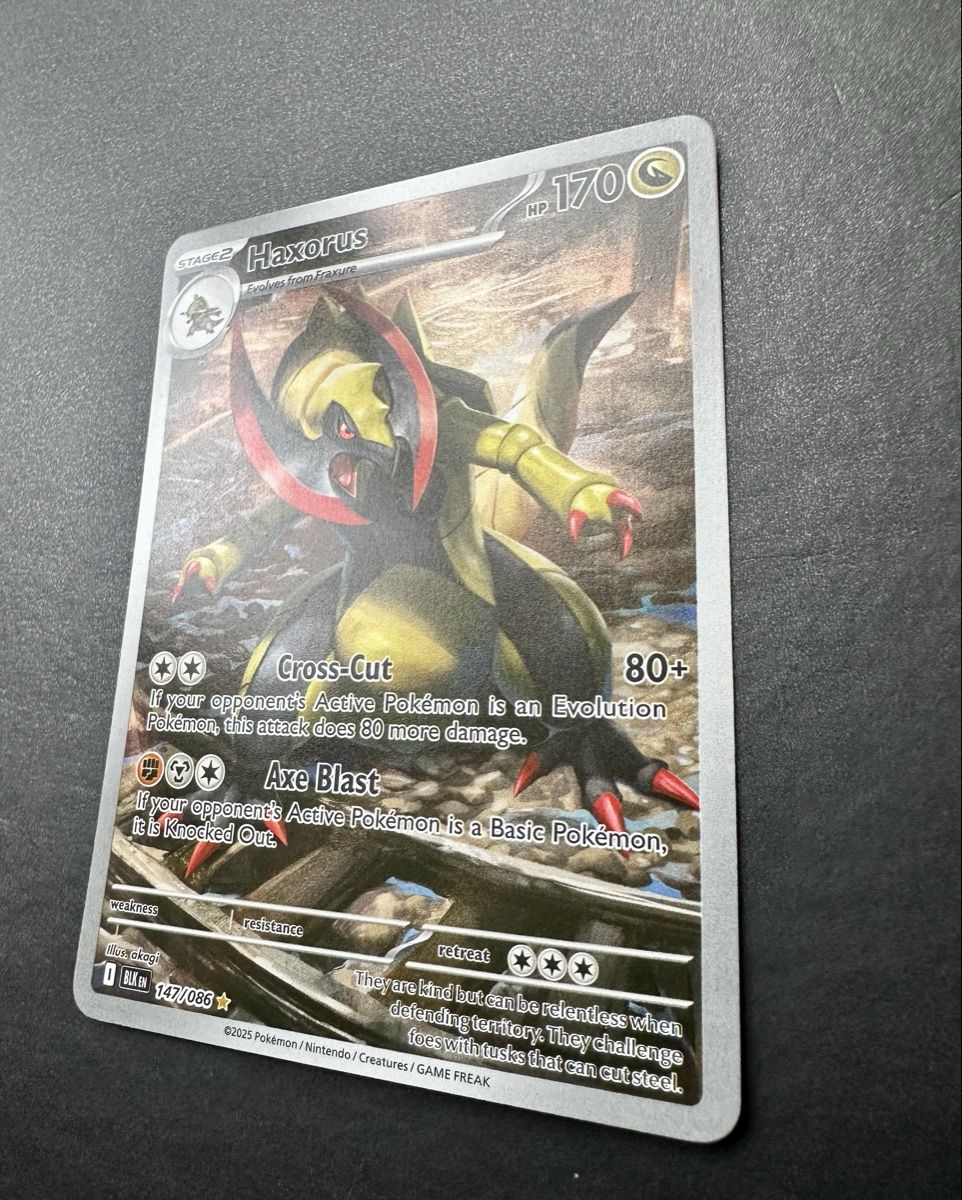 Pokémon Carte collezionabili: Haxorus #147 - Pokemon Black Bolt – Usato da Bern venduto da HugoStiglitz11 2