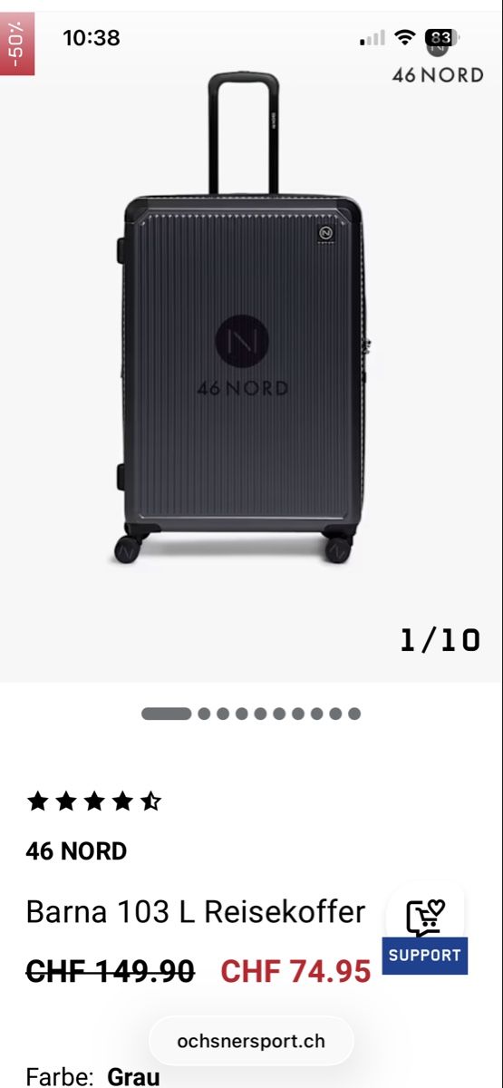 46 Nord Valises de voyage: Reisekoffer 46 Nord 103 L – Neuf (Voir description) à Grafenried par DAKY33 2