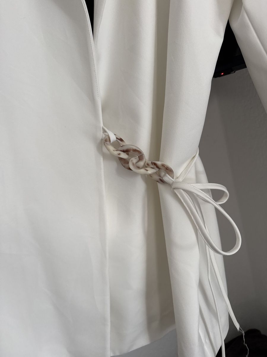 Zara Vestiti: Robe blanche élégante neuve – Nuovo (secondo la descrizione) da Vouvry venduto da Laurie1896 2
