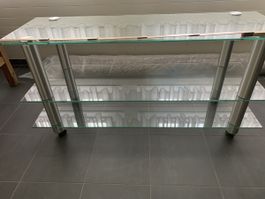 TV Glas Tich mit 3. Tablet
