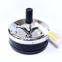 Spinning Aschenbecher  Schwarz