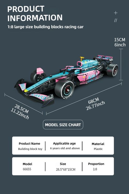 Technic F1 Build Your Own Formula 1 Racing Car - 2300pcs (Neu (gemäss ...