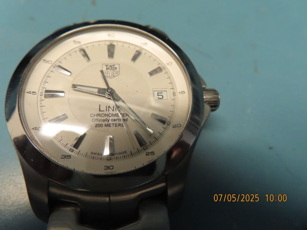Tag Heuer Orologi: Tag Heuer Link, läut,  Chronometer, wie neu, 41 mm – Usato da Oberdorf venduto da uhren-schmuck-ritter 1