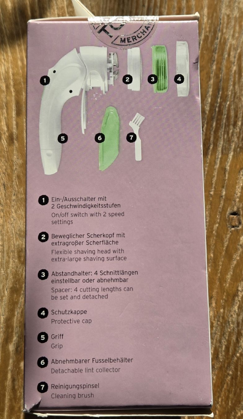 Rasoi & Lamette da barba: Fusselrasierer NEU von Tchibo – Nuovo e nell'imballaggio originale da Grosshöchstetten venduto da Dirue 1
