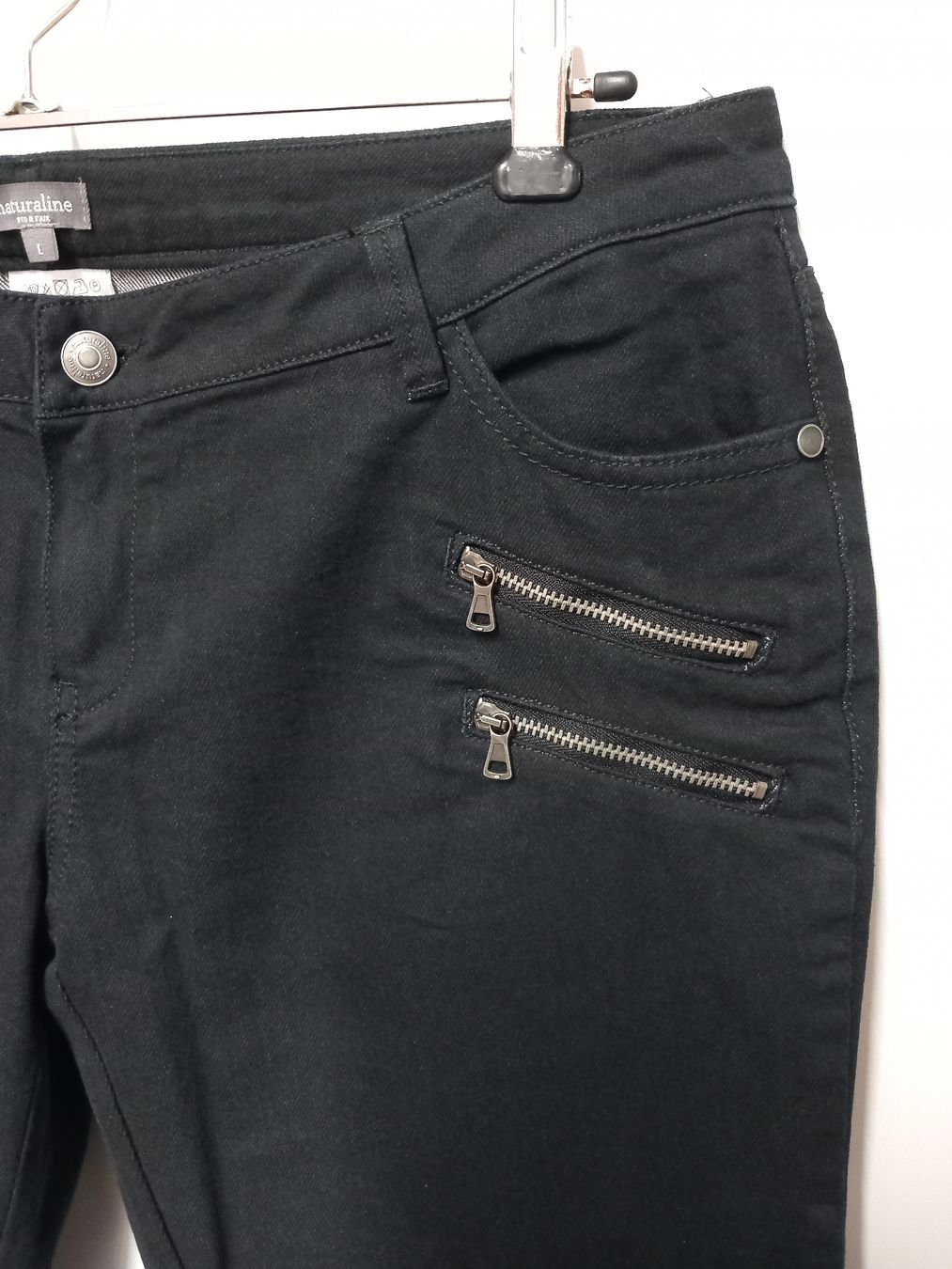 Naturaline Jeans: Naturaline Jeans Gr.L, Bio-Baumwolle, schwarz – Gebraucht aus Gwatt (Thun) von umwelt-brocki 2
