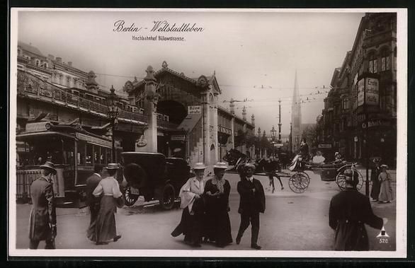 Cartoline postali: Berlin-Schöneberg, Kutsche am Hochbahnh – Usato da Berlin venduto da bartko-reher