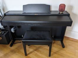 Roland RP501R-CB Digital Piano + BeyerDynamic headphones