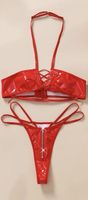 Sexy Rotes Lack-Dessous Set 🔥