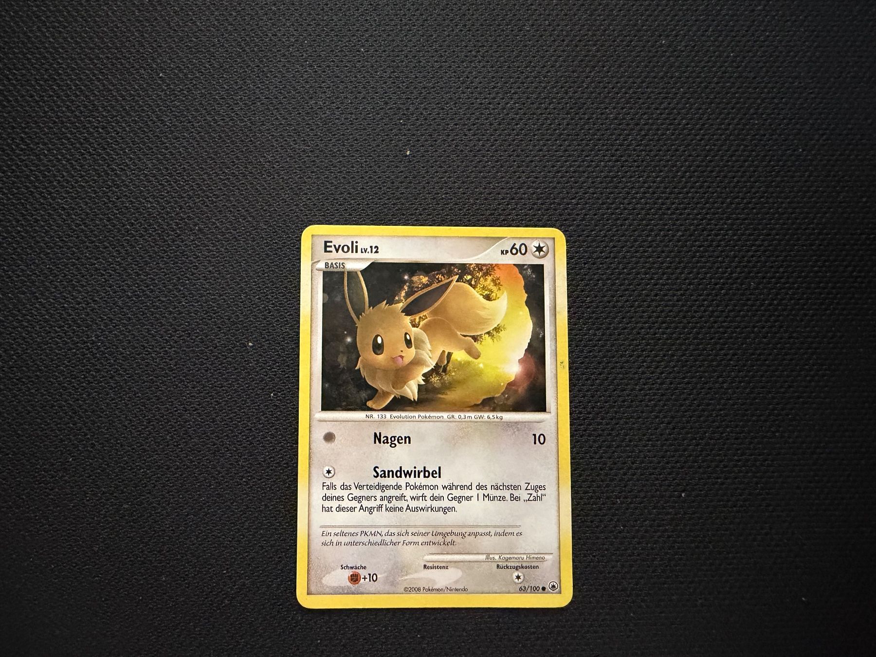 Pokémon Sammelbilder & Trading cards: Evoli 63/100 – Gebraucht aus Zürich von mountainwizard00